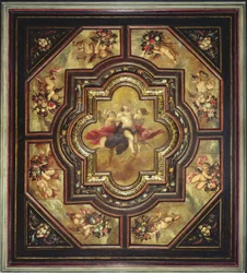 Allegorie der Wahrheit, kleines Deckenpaneel